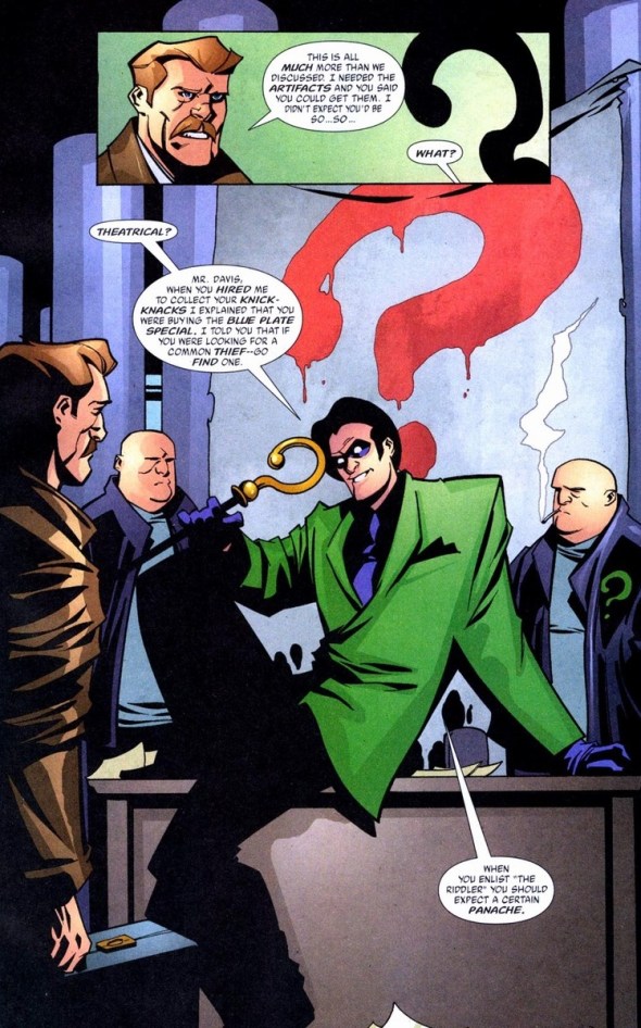Green Arrow, Riddler, and demons, Pt. 1 | Arousing Grammar