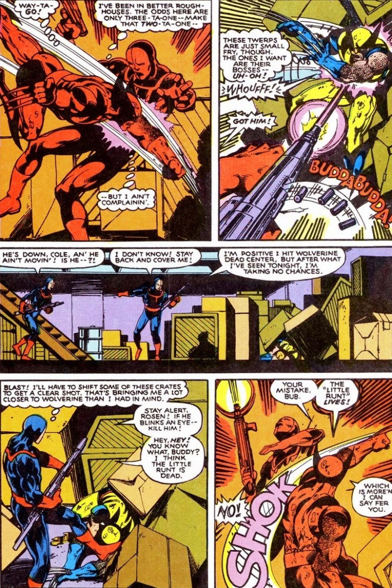 Famous panels: Wolverine | Arousing Grammar
